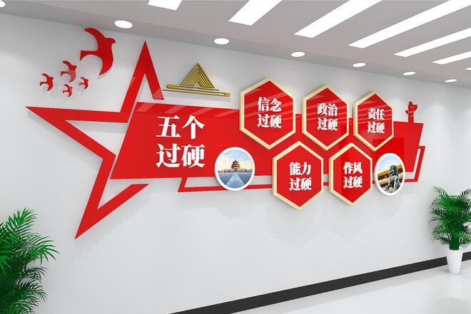 党建工作文化墙图片(图3)